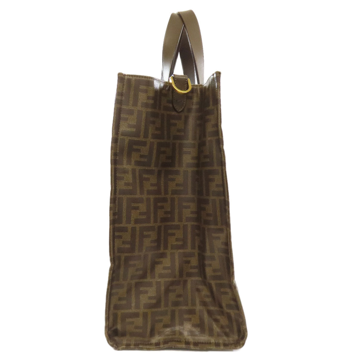 FENDI Fila collaboration Zucca pattern Tote Bag Coating canvas Ladies [Used]