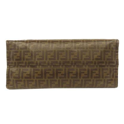 FENDI Fila collaboration Zucca pattern Tote Bag Coating canvas Ladies [Used]