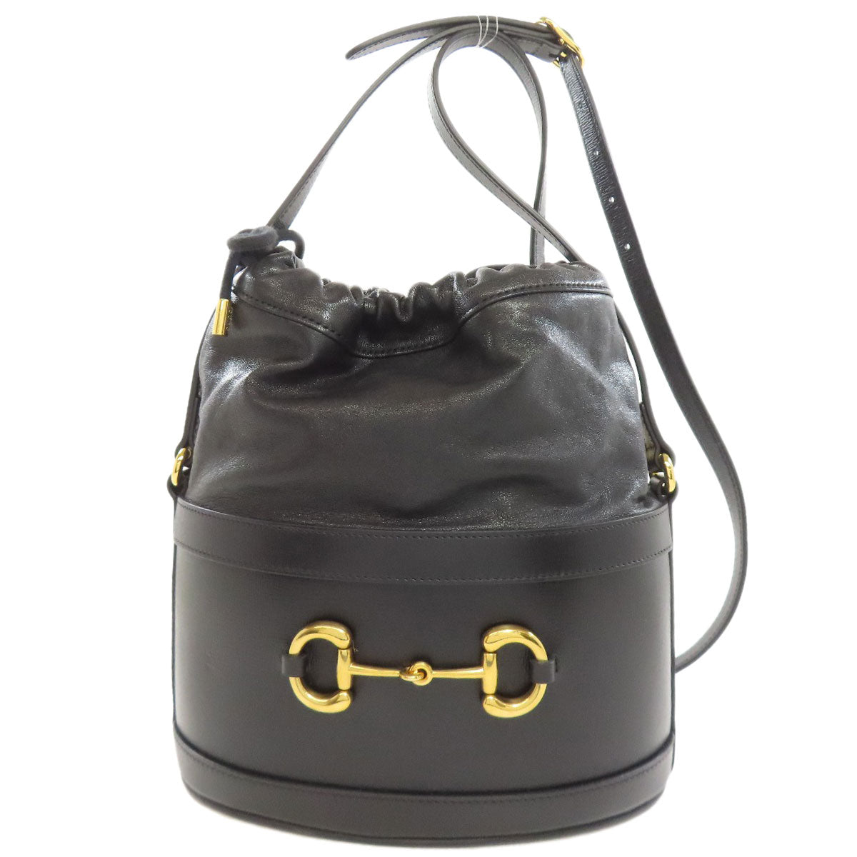 GUCCI 602118 Horsebit bucket bag Tote Bag Leather Ladies [Used]