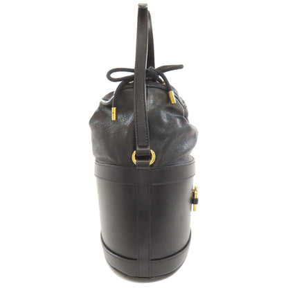 GUCCI 602118 Horsebit bucket bag Tote Bag Leather Ladies [Used]