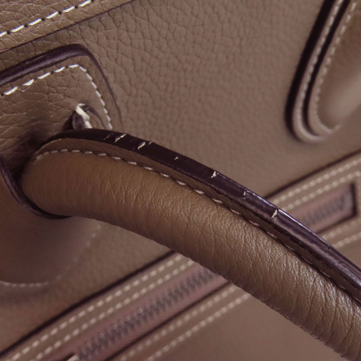 CELINE Luggage micro Tote Bag Calf Ladies [Used]