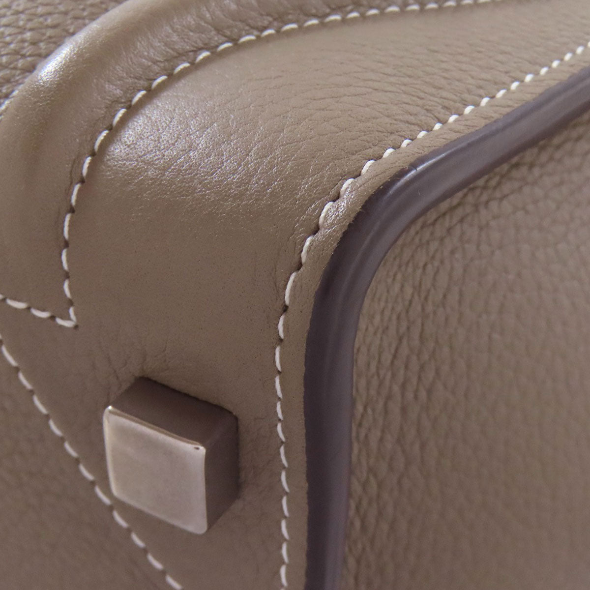 CELINE Luggage micro Tote Bag Calf Ladies [Used]