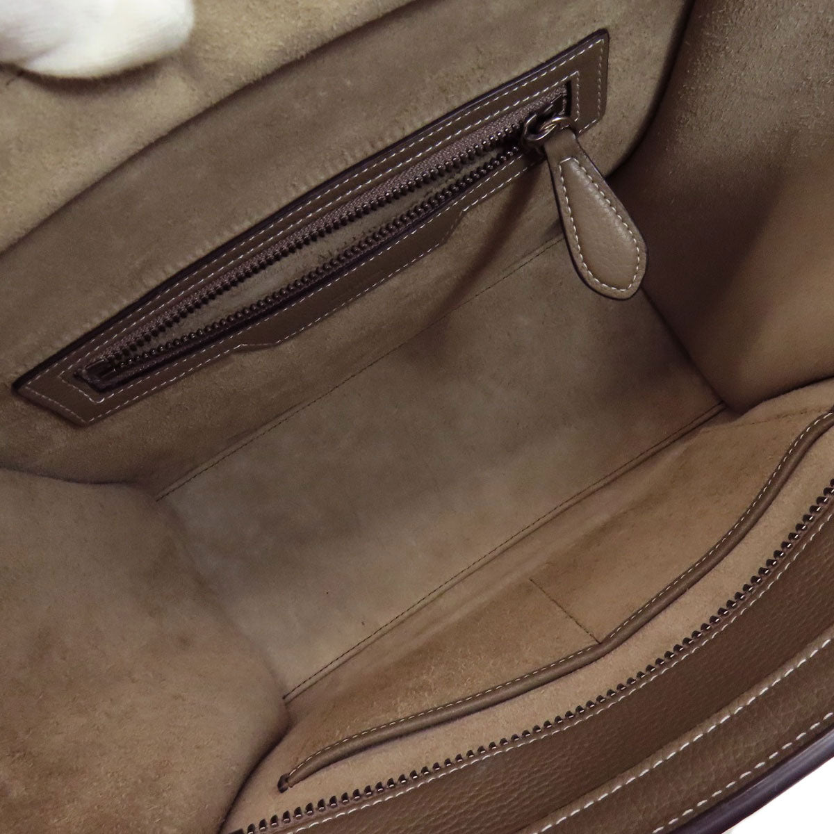 CELINE Luggage micro Tote Bag Calf Ladies [Used]