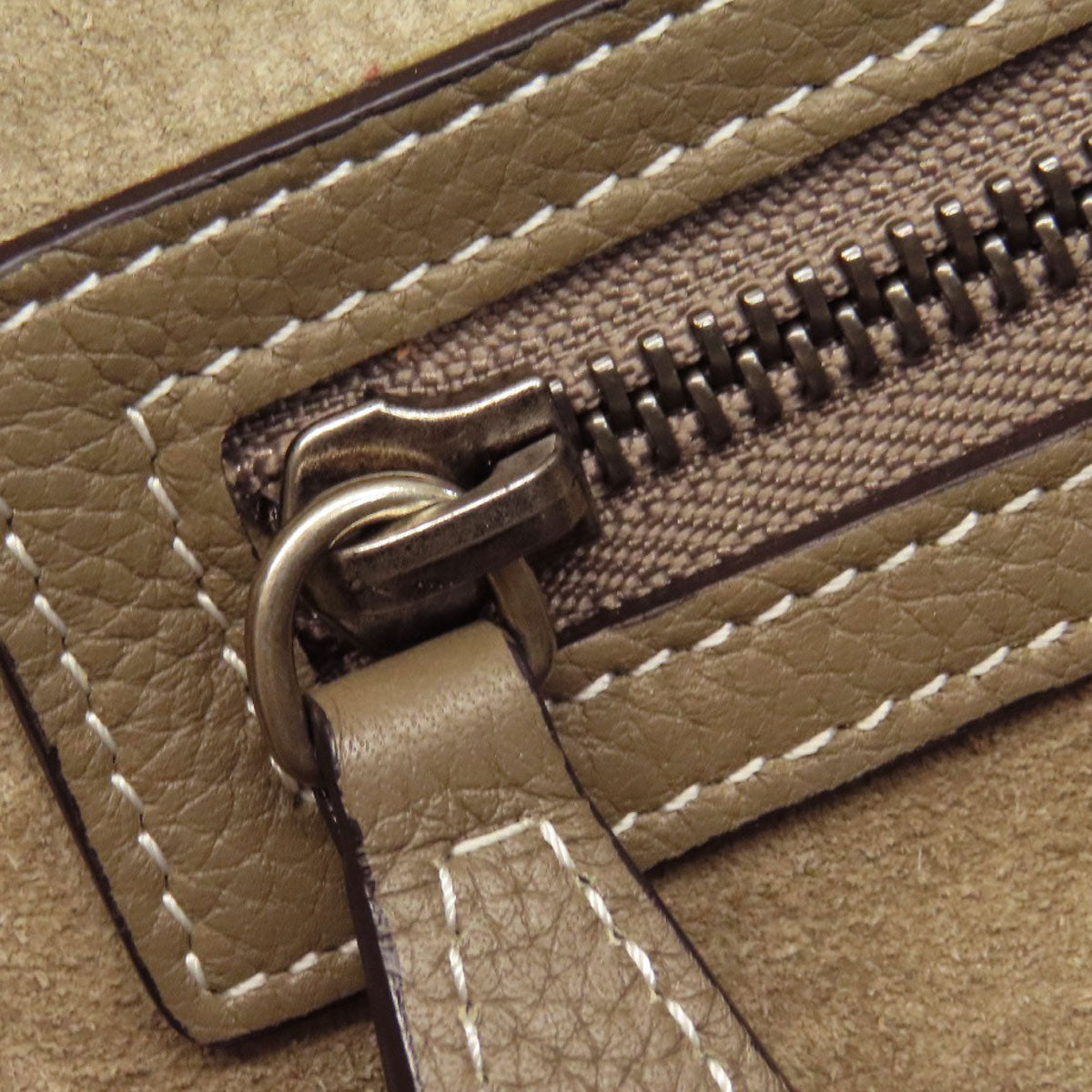 CELINE Luggage micro Tote Bag Calf Ladies [Used]