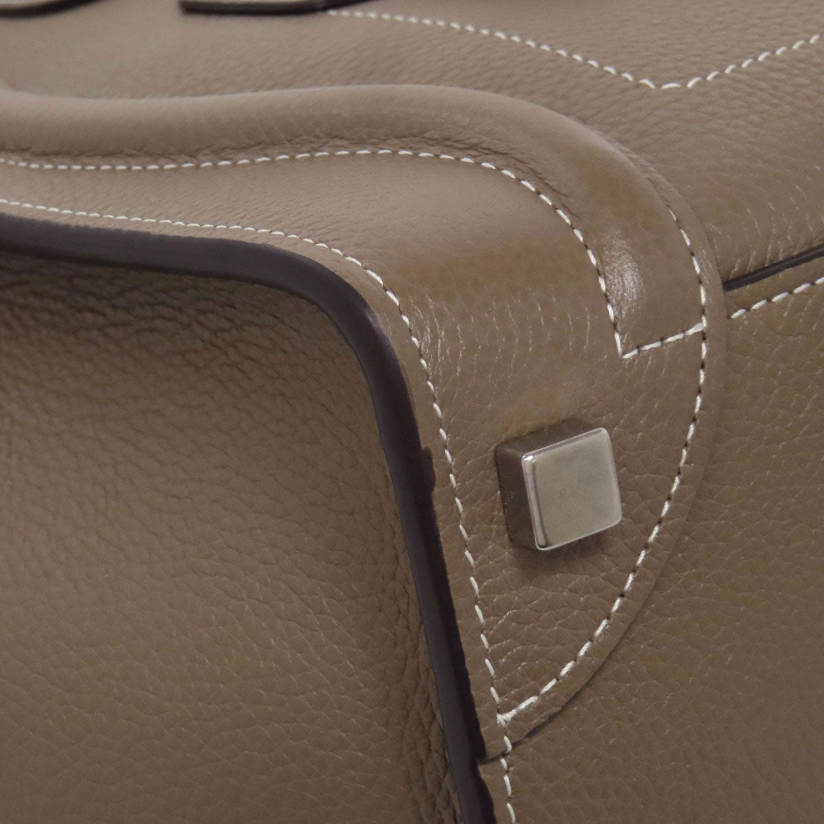 CELINE Luggage micro Tote Bag Calf Ladies [Used]