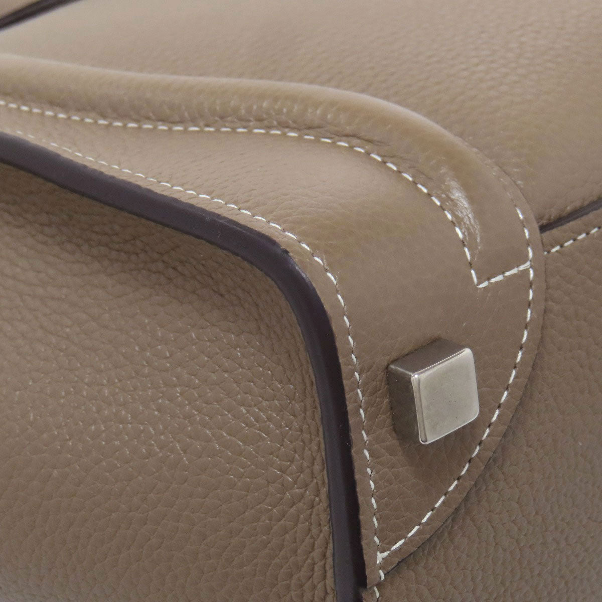 CELINE Luggage micro Tote Bag Calf Ladies [Used]