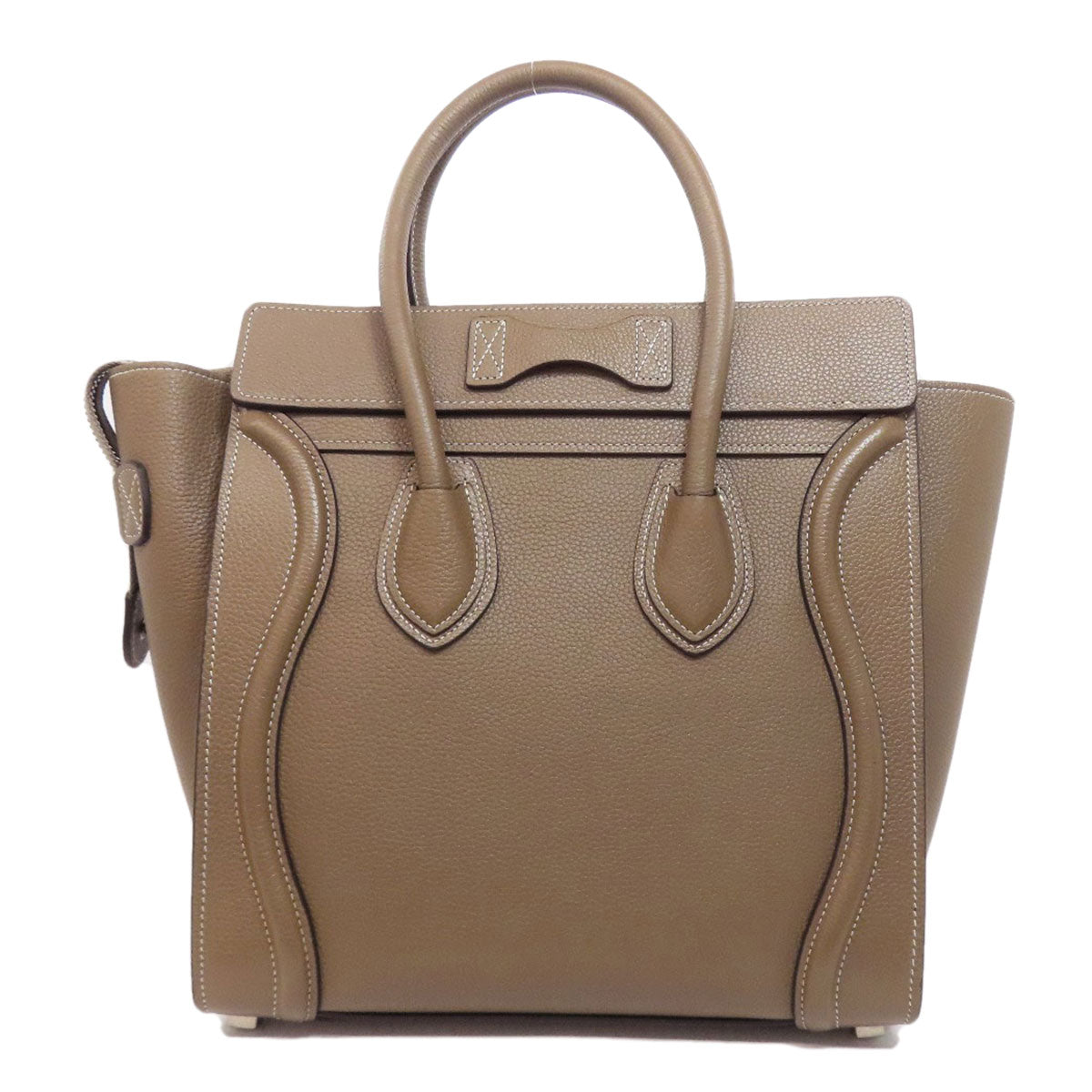 CELINE Luggage micro Tote Bag Calf Ladies [Used]