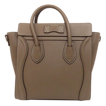 CELINE Luggage nano 2 WAY Handbag Calf Ladies [Used]