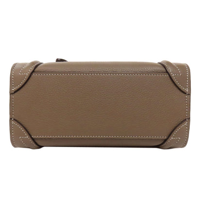 CELINE Luggage nano 2 WAY Handbag Calf Ladies [Used]