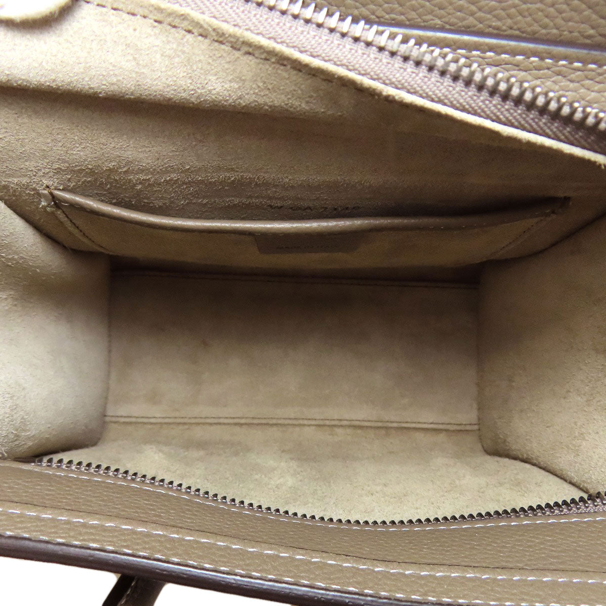 CELINE Luggage nano 2 WAY Handbag Calf Ladies [Used]