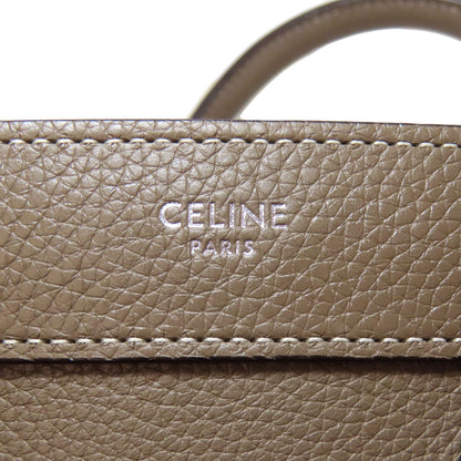 CELINE Luggage nano 2 WAY Handbag Calf Ladies [Used]