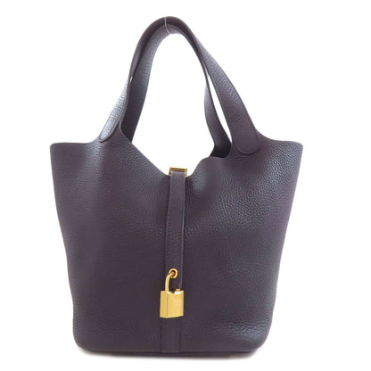 HERMES Picotin Lock MM GoldHardware Handbag Taurillon Clemence Ladies [Used]