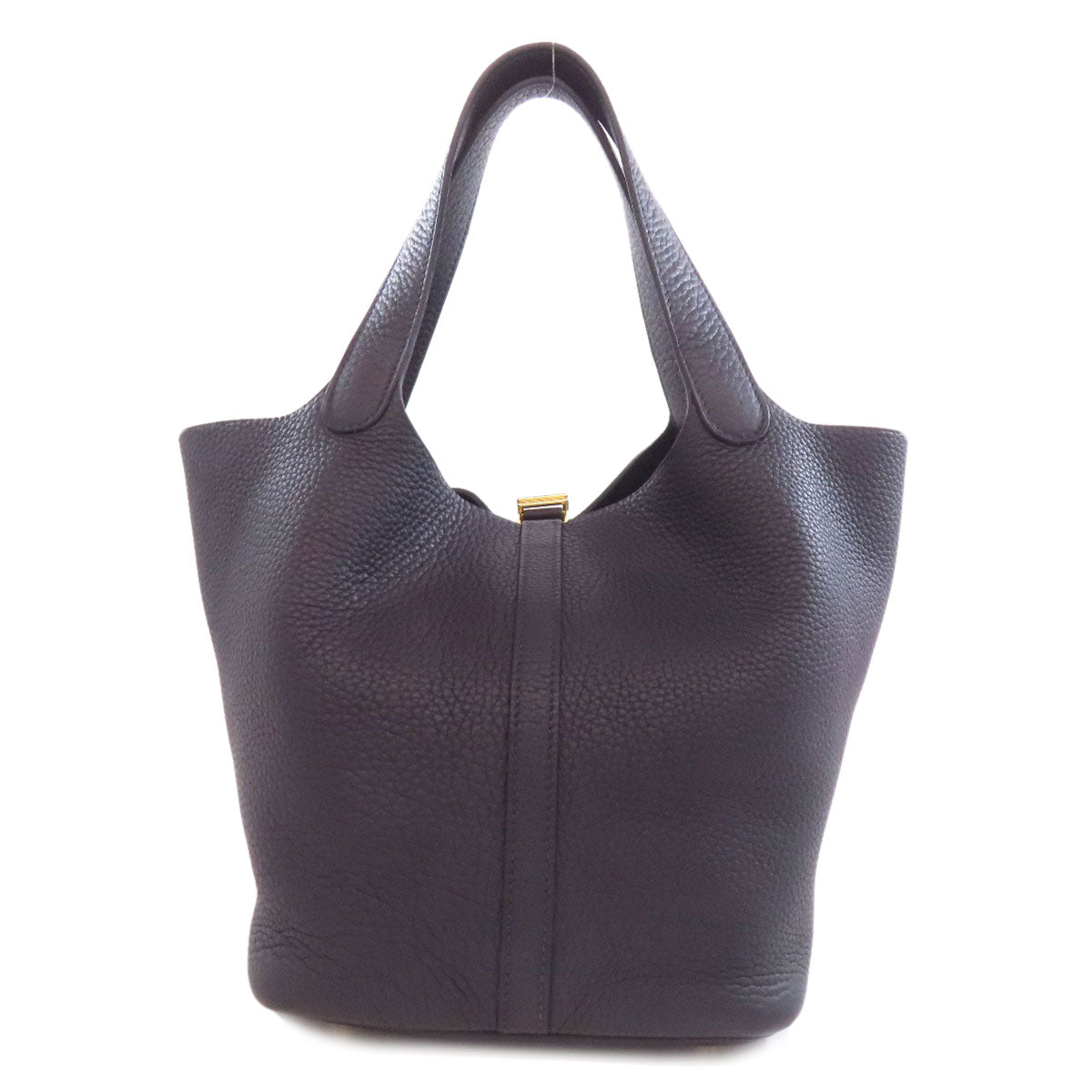 HERMES Picotin Lock MM GoldHardware Handbag Taurillon Clemence Ladies [Used]