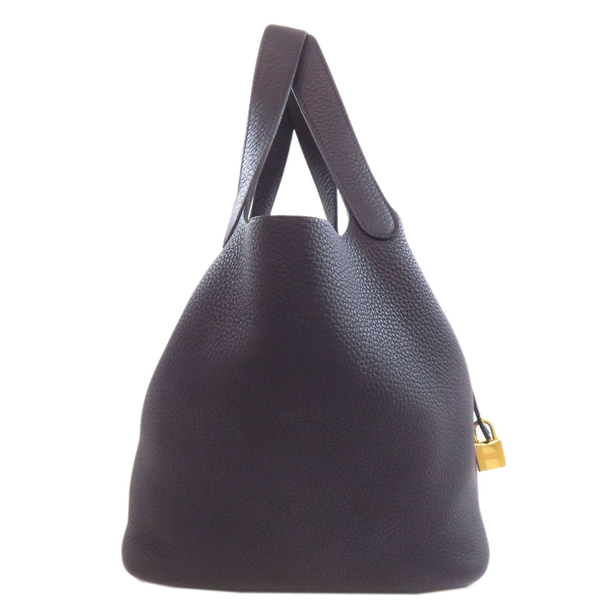 HERMES Picotin Lock MM GoldHardware Handbag Taurillon Clemence Ladies [Used]