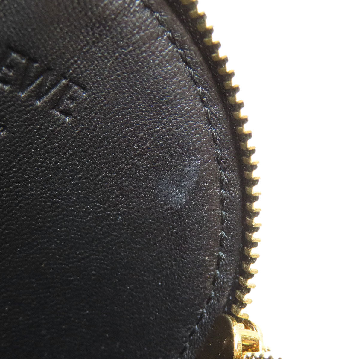 LOEWE Cookie Charm Pouch Anagram Accessory pouch Canvas CalfLadies [Used]