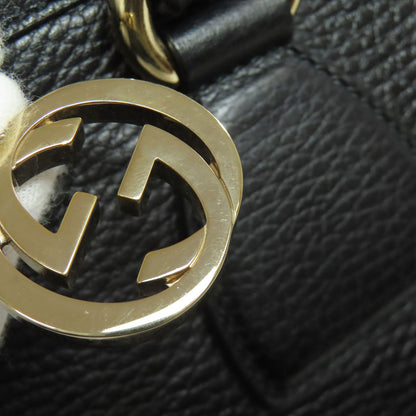 GUCCI 449659 Interlocking G Outlet 2WAY Tote Bag Leather Ladies [Used]