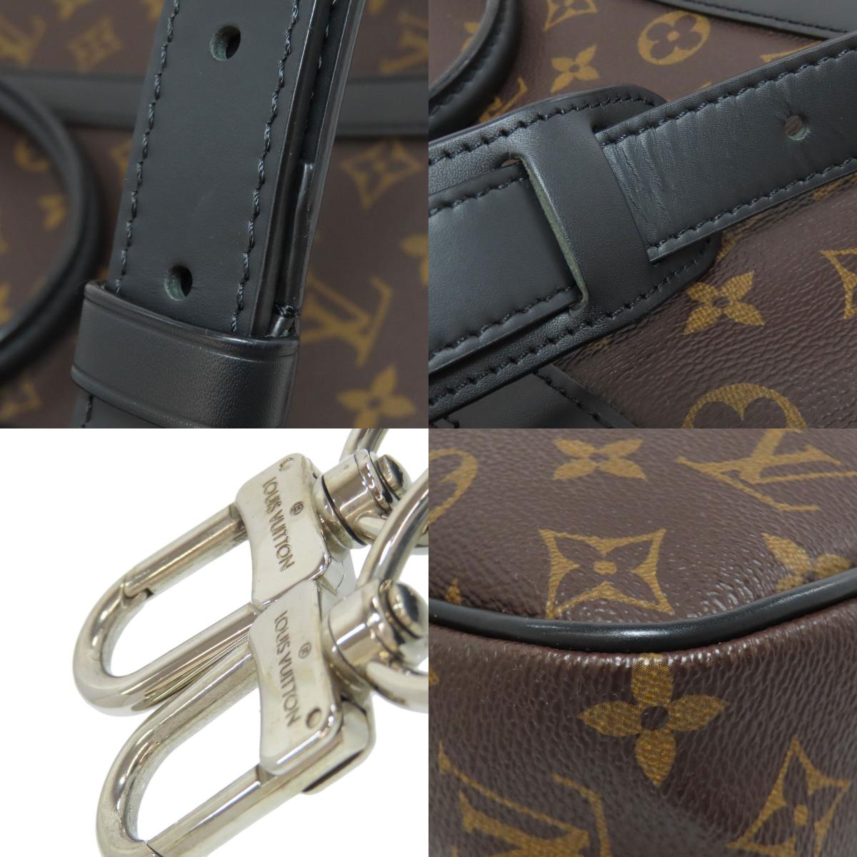 LOUIS VUITTON M52005 Porte-Documents VoyagePM Business bag Monogram Macassar mens [Used]