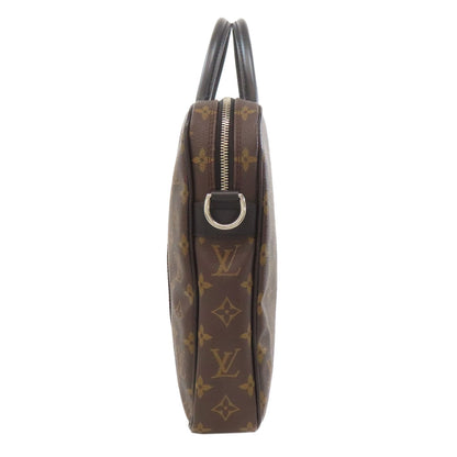 LOUIS VUITTON M52005 Porte-Documents VoyagePM Business bag Monogram Macassar mens [Used]