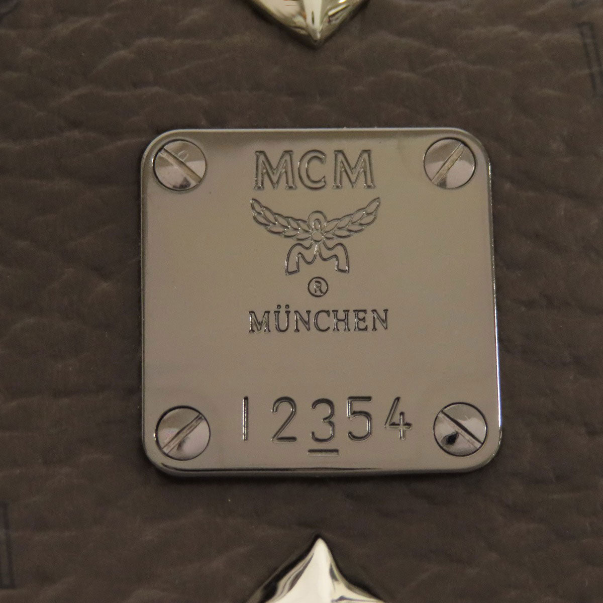 MCM Studs Backpack Â· Daypack PVC Ladies [Used]