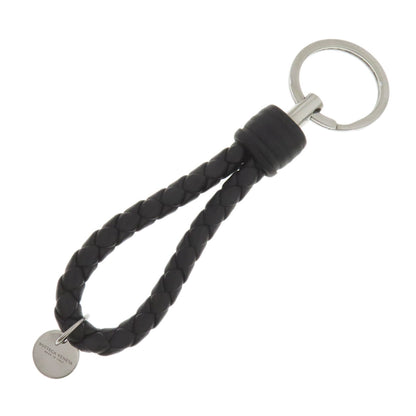 BOTTEGA VENETA Keyring Intrecciato key ring Metal CalfLadies [Used]