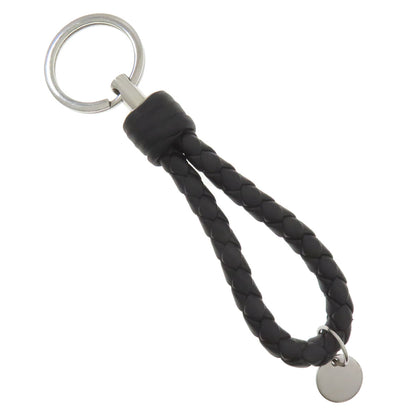 BOTTEGA VENETA Keyring Intrecciato key ring Metal CalfLadies [Used]