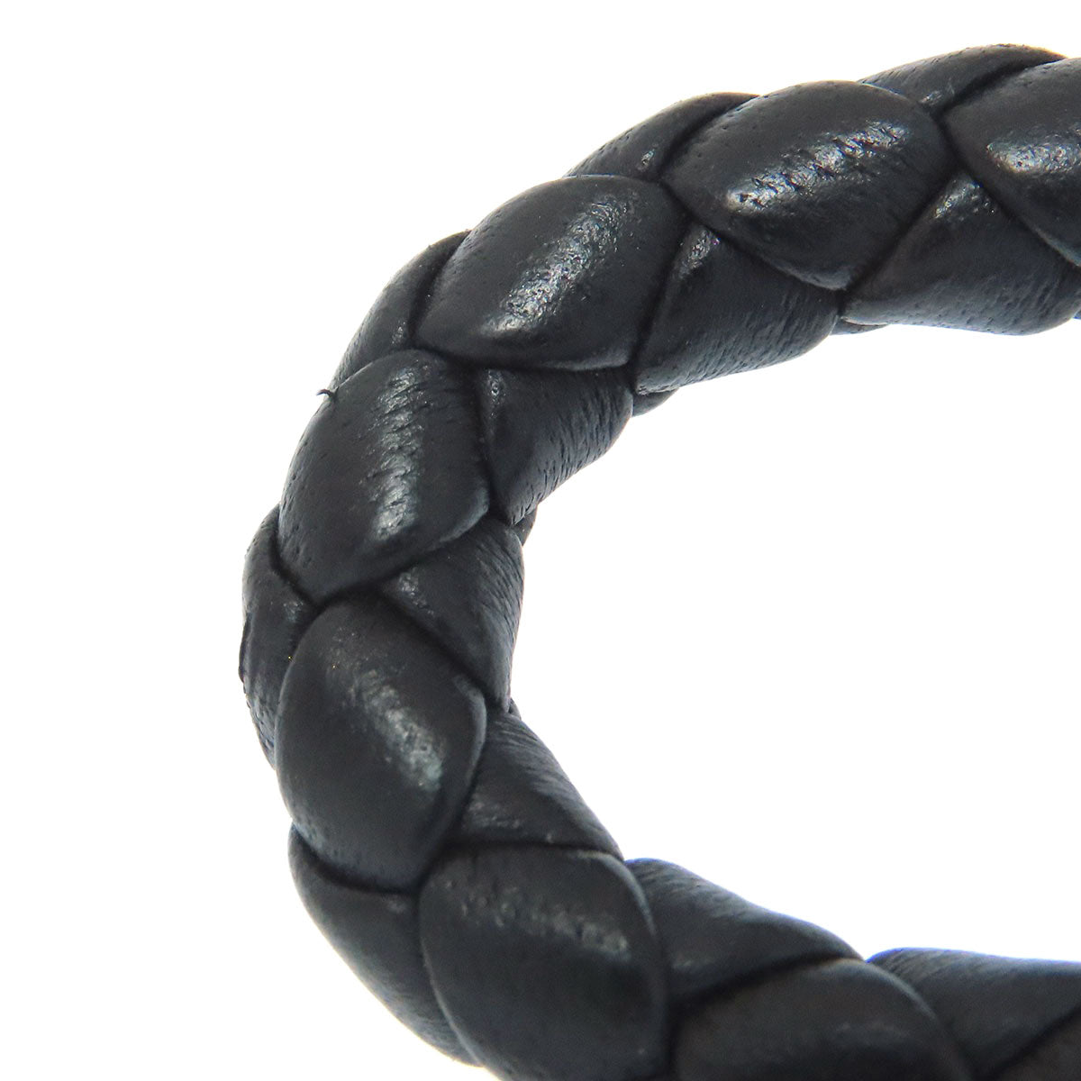 BOTTEGA VENETA Keyring Intrecciato key ring Metal CalfLadies [Used]