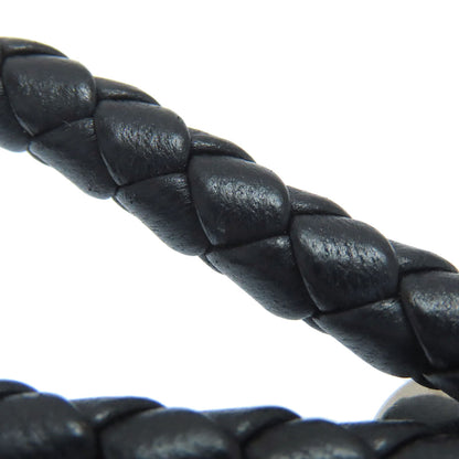 BOTTEGA VENETA Keyring Intrecciato key ring Metal CalfLadies [Used]