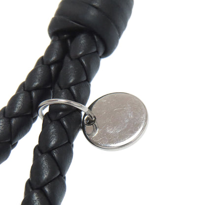 BOTTEGA VENETA Keyring Intrecciato key ring Metal CalfLadies [Used]