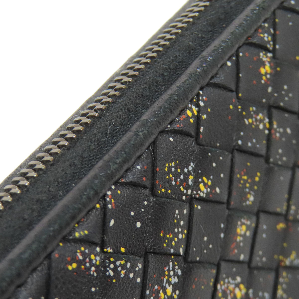 BOTTEGA VENETA Intrecciato Zip Around Long wallet (with coin pocket) Calf Ladies [Used]