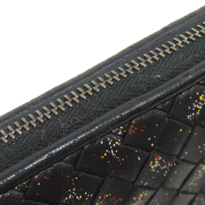 BOTTEGA VENETA Intrecciato Zip Around Long wallet (with coin pocket) Calf Ladies [Used]