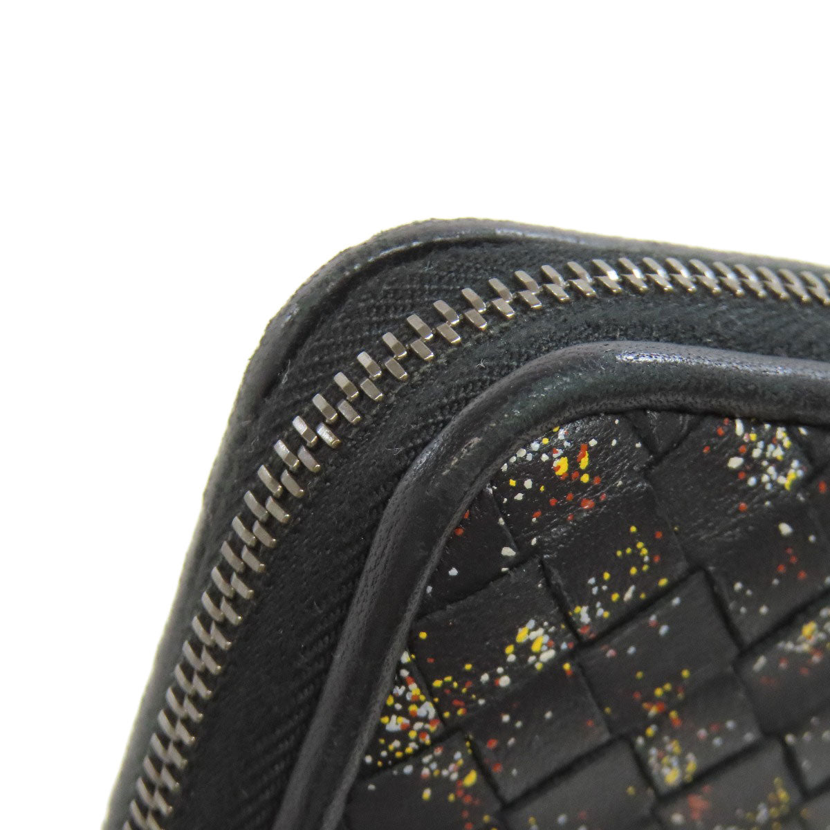 BOTTEGA VENETA Intrecciato Zip Around Long wallet (with coin pocket) Calf Ladies [Used]