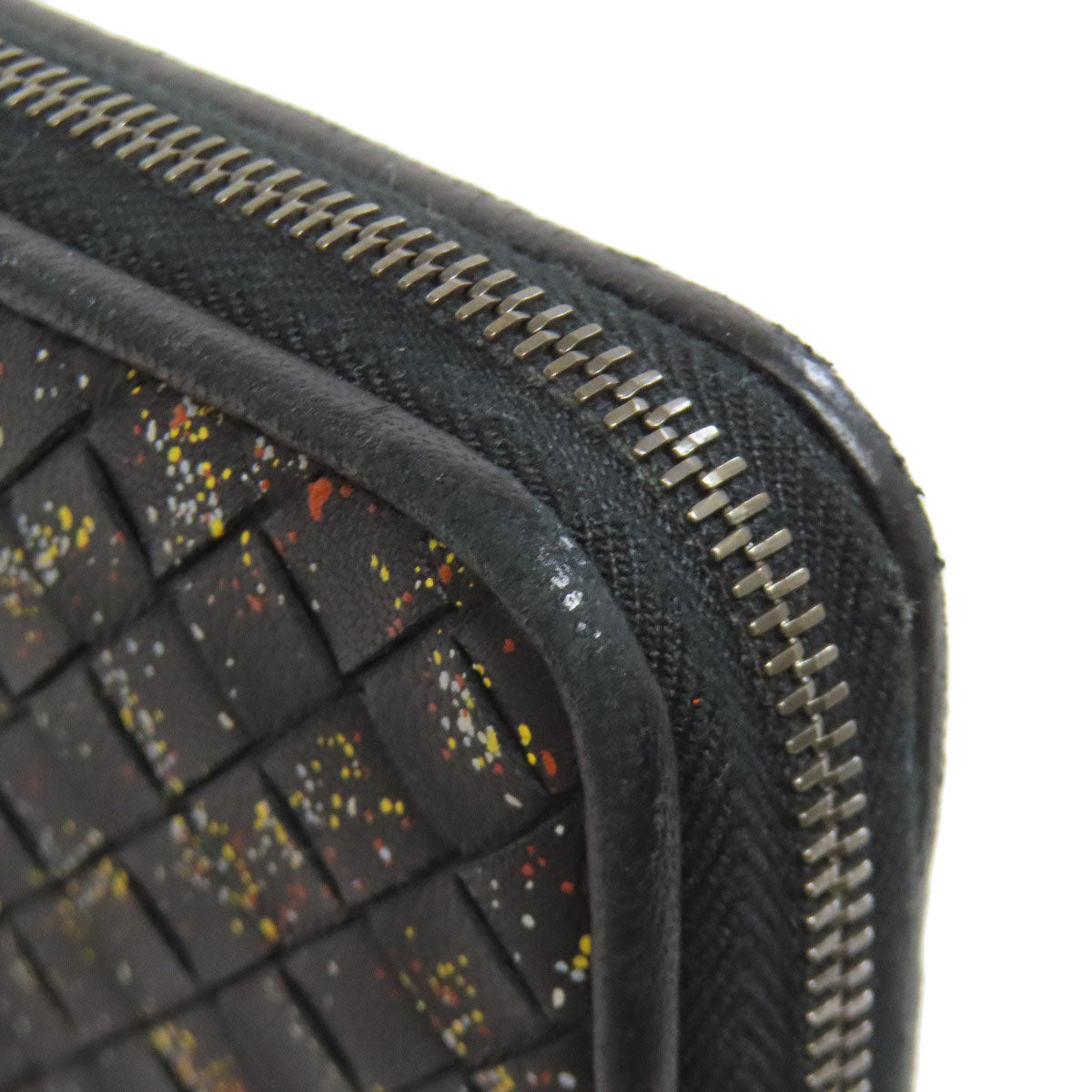 BOTTEGA VENETA Intrecciato Zip Around Long wallet (with coin pocket) Calf Ladies [Used]