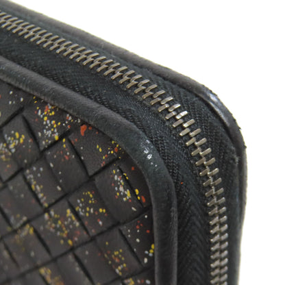 BOTTEGA VENETA Intrecciato Zip Around Long wallet (with coin pocket) Calf Ladies [Used]