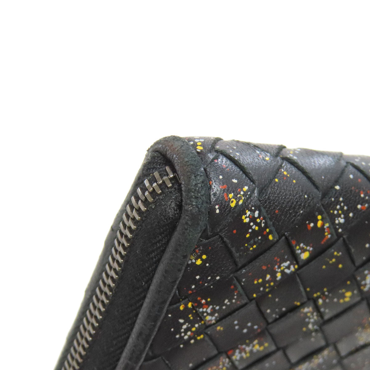 BOTTEGA VENETA Intrecciato Zip Around Long wallet (with coin pocket) Calf Ladies [Used]