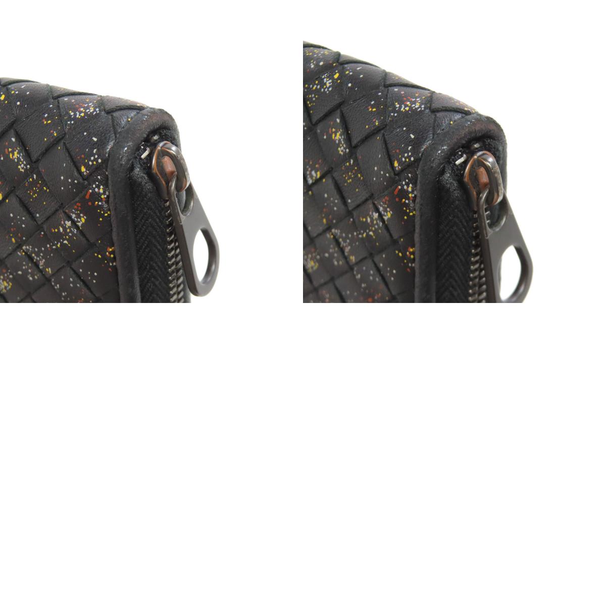 BOTTEGA VENETA Intrecciato Zip Around Long wallet (with coin pocket) Calf Ladies [Used]