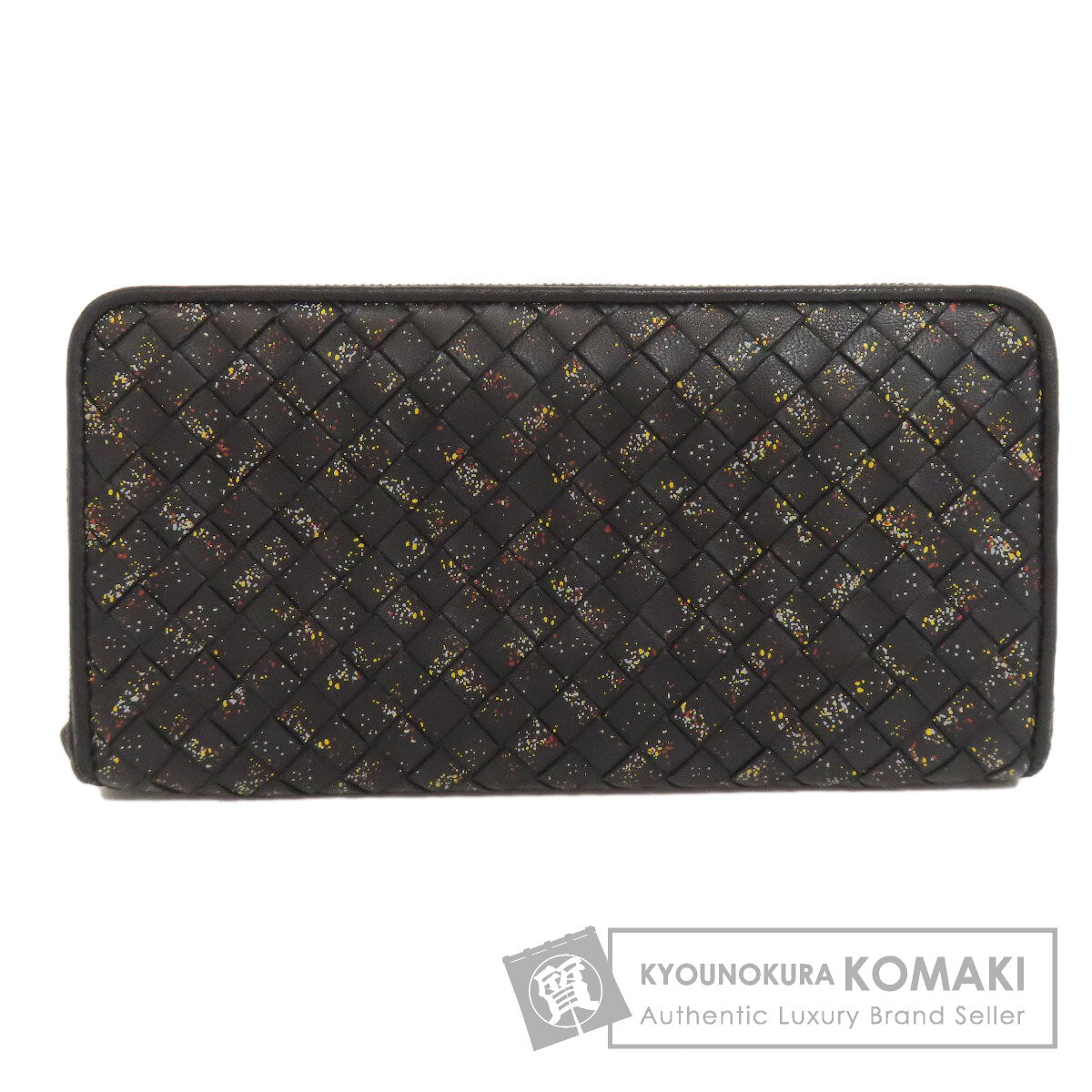 BOTTEGA VENETA Intrecciato Zip Around Long wallet (with coin pocket) Calf Ladies [Used]