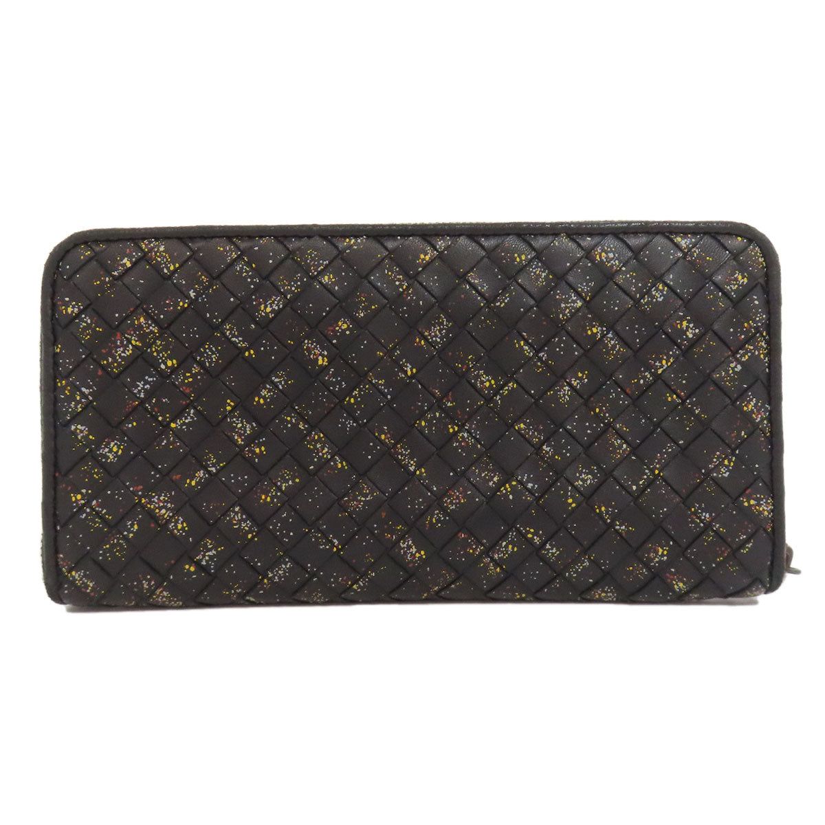 BOTTEGA VENETA Intrecciato Zip Around Long wallet (with coin pocket) Calf Ladies [Used]