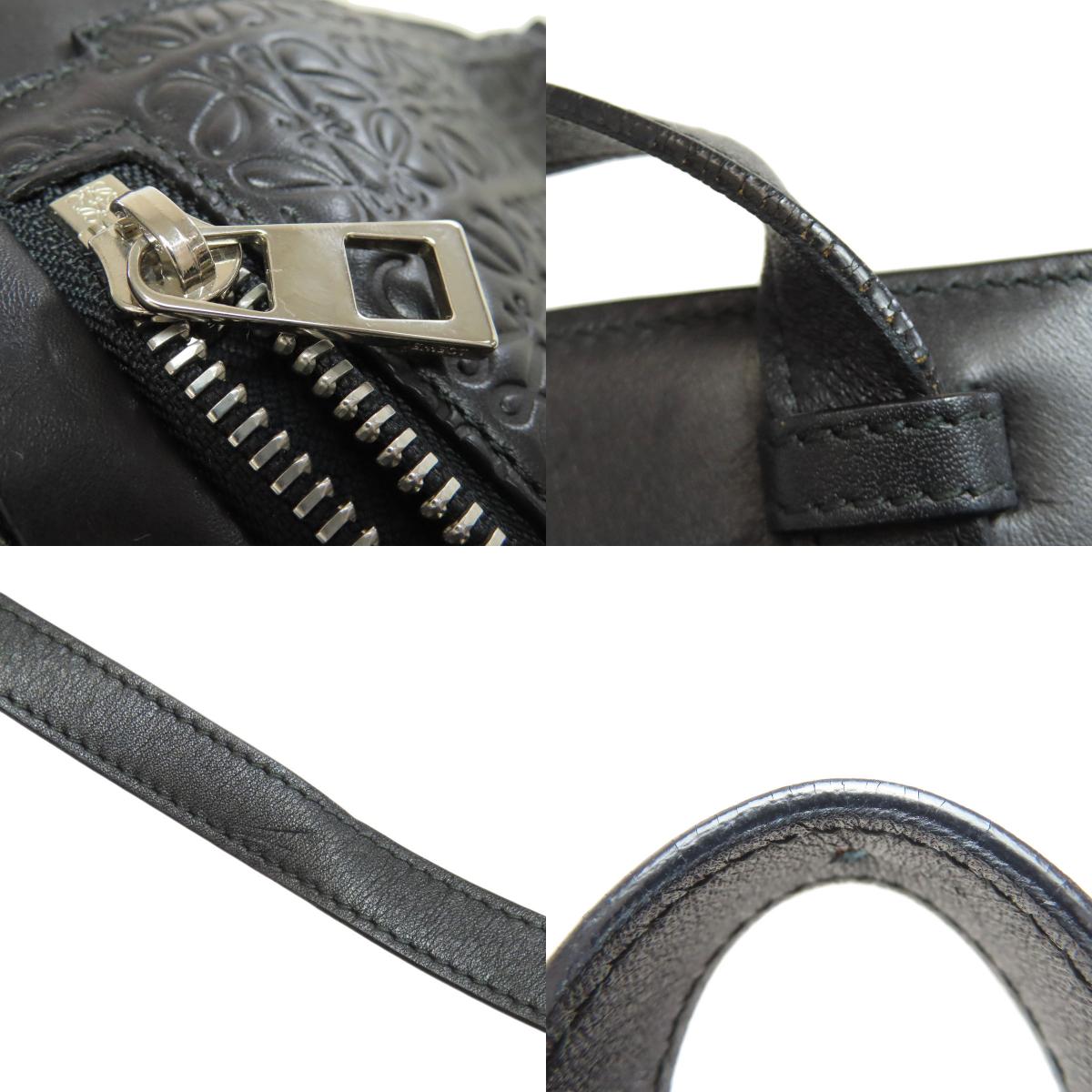 LOEWE anagram Shoulder Bag Leather Ladies [Used]