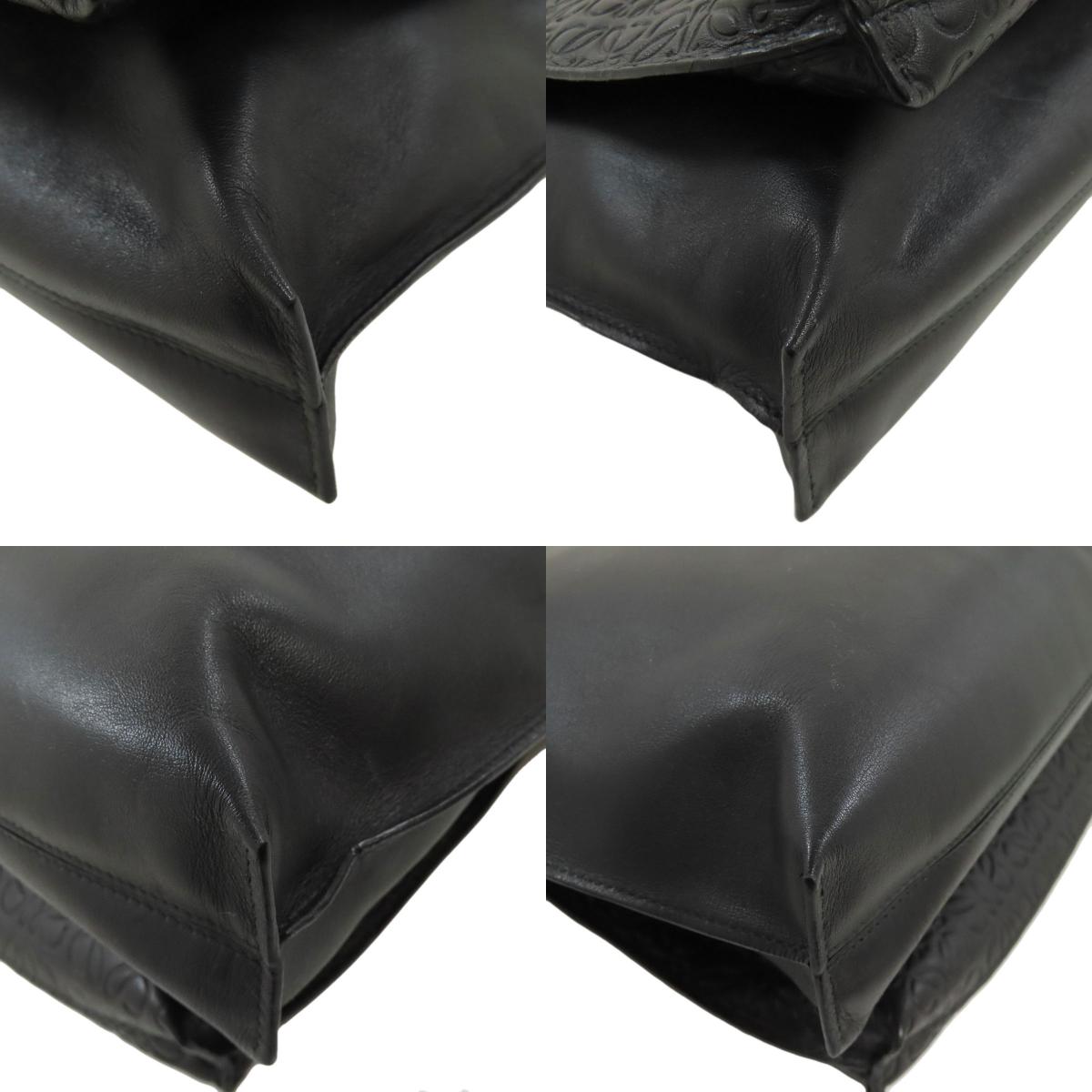 LOEWE anagram Shoulder Bag Leather Ladies [Used]