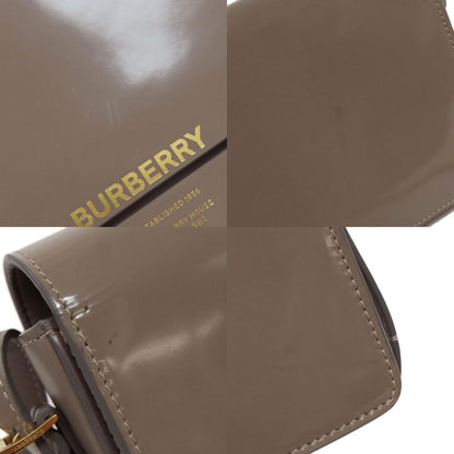 BURBERRY logo Shoulder Bag Enamel Ladies [Used]