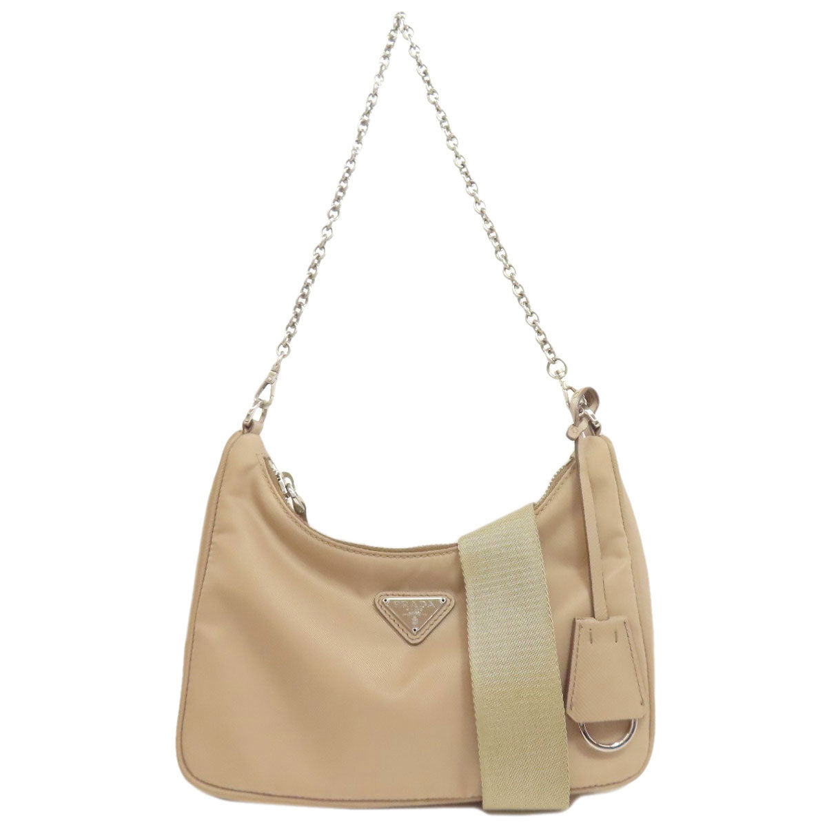 PRADA Re-Edition 2005 Logo Hardware 2WAY Handbag Nylon Ladies [Used]