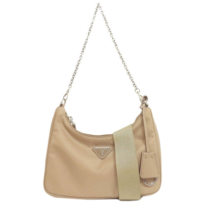 PRADA Re-Edition 2005 Logo Hardware 2WAY Handbag Nylon Ladies [Used]