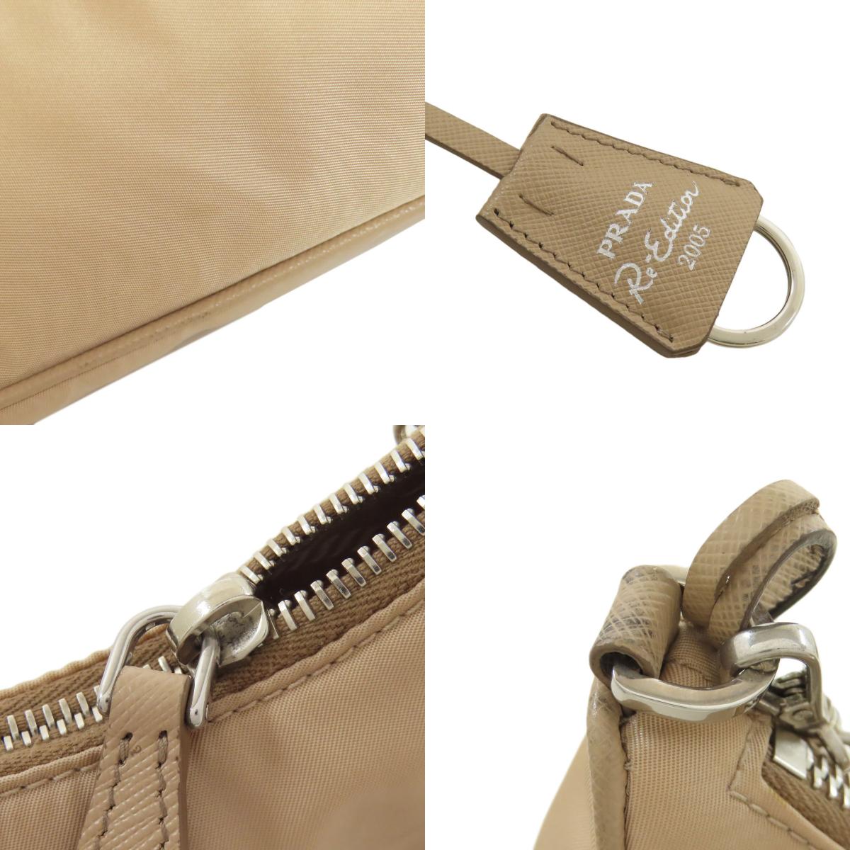 PRADA Re-Edition 2005 Logo Hardware 2WAY Handbag Nylon Ladies [Used]