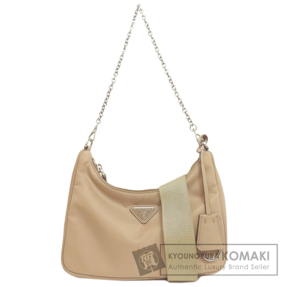 PRADA Re-Edition 2005 Logo Hardware 2WAY Handbag Nylon Ladies [Used]