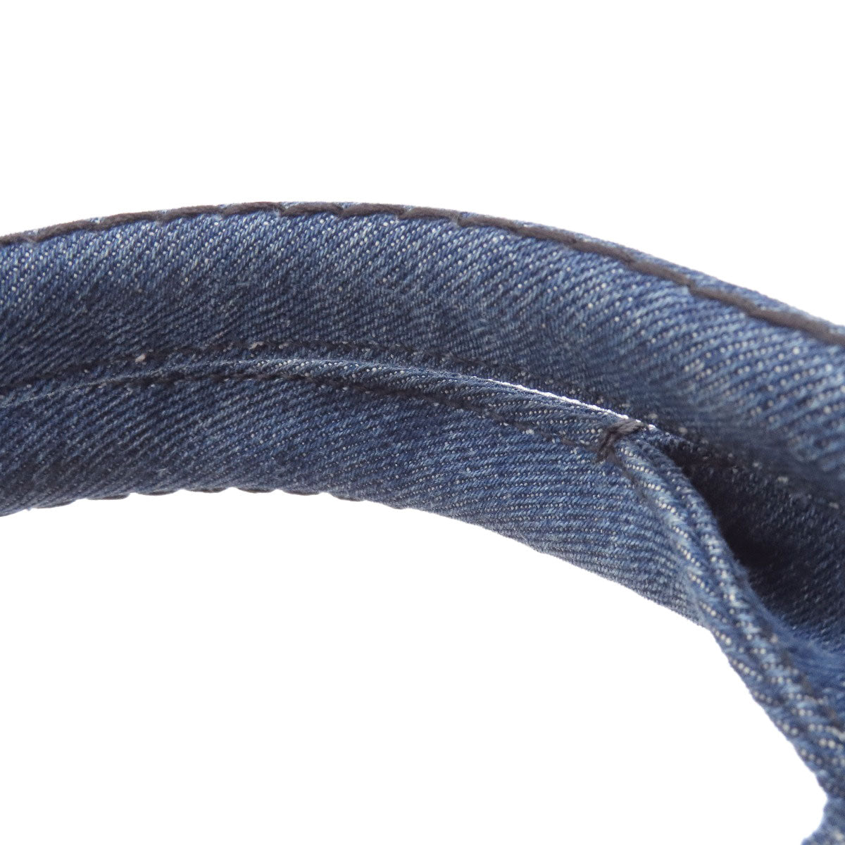 PRADA Canapa mini 2 WAY Handbag Denim Ladies [Used]