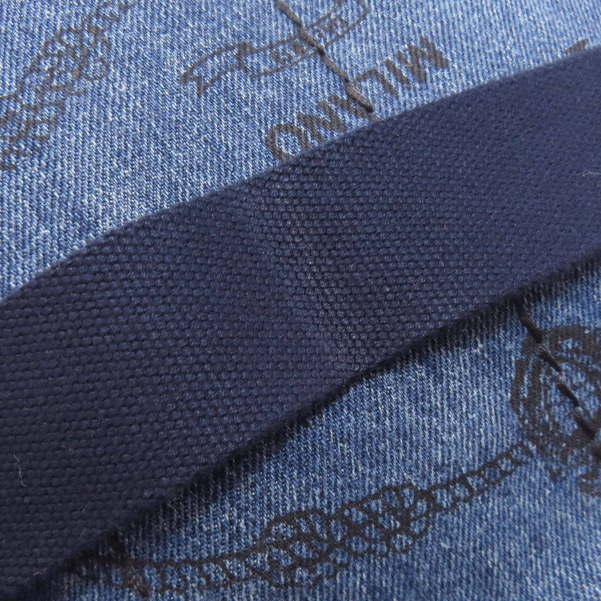 PRADA Canapa mini 2 WAY Handbag Denim Ladies [Used]