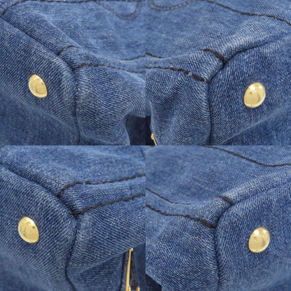 PRADA Canapa mini 2 WAY Handbag Denim Ladies [Used]