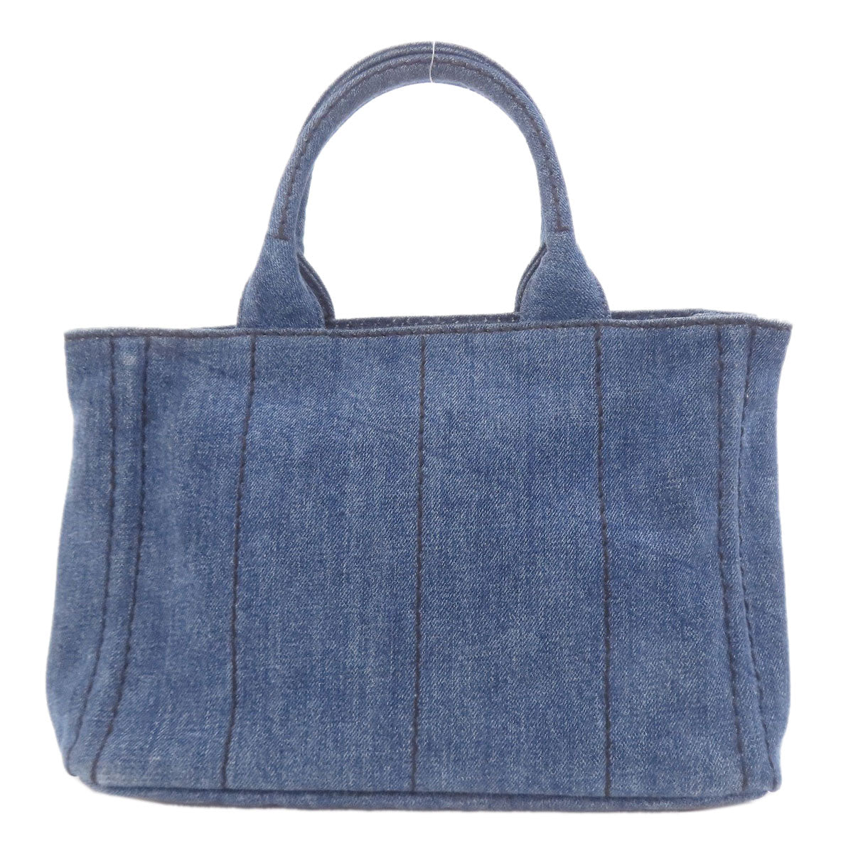 PRADA Canapa mini 2 WAY Handbag Denim Ladies [Used]