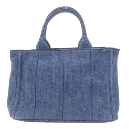 PRADA Canapa mini 2 WAY Handbag Denim Ladies [Used]