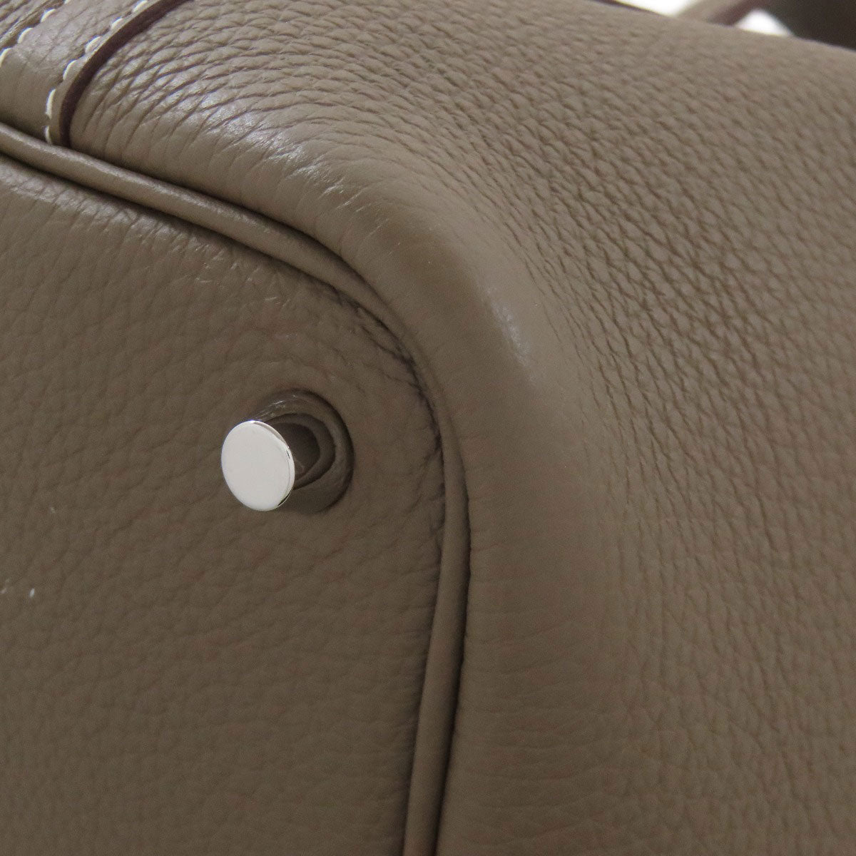 HERMES Picotin Lock PM Etoupe SilverHardware Handbag Taurillon Clemence Ladies [Used]